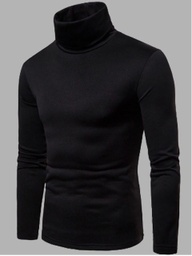 Men Turtleneck Basic Skinny Sweater