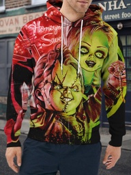 Men Halloween Story Hoodie